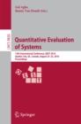 Quantitative Evaluation of Systems : 13th International Conference, QEST 2016, Quebec City, QC, Canada, August 23-25, 2016, Proceedings - eBook