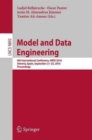 Model and Data Engineering : 6th International Conference, MEDI 2016, Almeria, Spain, September 21-23, 2016, Proceedings - Book