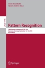 Pattern Recognition : 38th German Conference, GCPR 2016, Hannover, Germany, September 12-15, 2016, Proceedings - Book