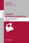 Computer Performance Engineering : 13th European Workshop, EPEW 2016, Chios, Greece, October 5-7, 2016, Proceedings - Book