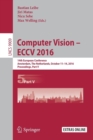 Computer Vision – ECCV 2016 : 14th European Conference, Amsterdam, The Netherlands, October 11-14, 2016, Proceedings, Part V - Book