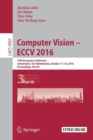 Computer Vision – ECCV 2016 : 14th European Conference, Amsterdam, The Netherlands, October 11-14, 2016, Proceedings, Part III - Book