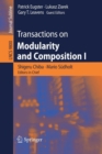 Transactions on Modularity and Composition I - Book