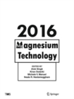 Magnesium Technology 2016 - eBook