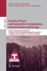Security, Privacy and Anonymity in Computation, Communication and Storage : SpaCCS 2016 International Workshops, TrustData, TSP, NOPE, DependSys, BigDataSPT, and WCSSC, Zhangjiajie, China, November 16 - Book