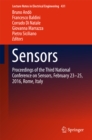 Sensors : Proceedings of the Third National Conference on Sensors, February 23-25, 2016, Rome, Italy - eBook