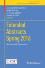 Extended Abstracts Spring 2016 : Nonsmooth Dynamics - Book