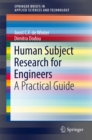 Human Subject Research for Engineers : A Practical Guide - eBook