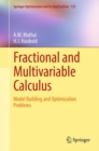 Fractional and Multivariable Calculus : Model Building and Optimization Problems - eBook