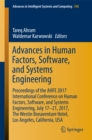 Advances in Human Factors, Software, and Systems Engineering : Proceedings of the AHFE 2017 International Conference on Human Factors, Software, and Systems Engineering, July 17-21, 2017, The Westin B - eBook