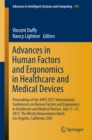 Advances in Human Factors and Ergonomics in Healthcare and Medical Devices : Proceedings of the AHFE 2017 International Conferences on Human Factors and Ergonomics in Healthcare and Medical Devices, J - eBook