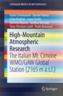 High-Mountain Atmospheric Research : The Italian Mt. Cimone WMO/GAW Global Station (2165 m a.s.l.) - eBook