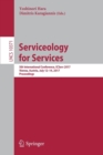 Serviceology for Services : 5th International Conference, ICServ 2017, Vienna, Austria, July 12-14, 2017, Proceedings - Book
