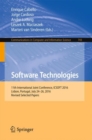 Software Technologies : 11th International Joint Conference, ICSOFT 2016, Lisbon, Portugal, July 24-26, 2016, Revised Selected Papers - eBook