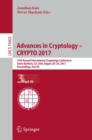 Advances in Cryptology - CRYPTO 2017 : 37th Annual International Cryptology Conference, Santa Barbara, CA, USA, August 20-24, 2017, Proceedings, Part III - eBook