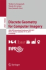 Discrete Geometry for Computer Imagery : 20th IAPR International Conference, DGCI 2017, Vienna, Austria, September 19 – 21, 2017, Proceedings - Book
