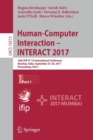 Human-Computer Interaction - INTERACT 2017 : 16th IFIP TC 13 International Conference, Mumbai, India, September 25–29, 2017, Proceedings, Part I - Book