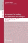 Automated Technology for Verification and Analysis : 15th International Symposium, ATVA 2017, Pune, India, October 3–6, 2017, Proceedings - Book