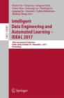 Intelligent Data Engineering and Automated Learning – IDEAL 2017 : 18th International Conference, Guilin, China, October 30 – November 1, 2017, Proceedings - Book