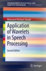 Application of Wavelets in Speech Processing - eBook