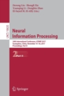 Neural Information Processing : 24th International Conference, ICONIP 2017, Guangzhou, China, November 14-18, 2017, Proceedings, Part II - Book