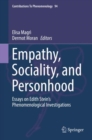 Empathy, Sociality, and Personhood : Essays on Edith Stein's Phenomenological Investigations - eBook