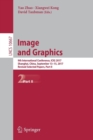 Image and Graphics : 9th International Conference, ICIG 2017, Shanghai, China, September 13-15, 2017, Revised Selected Papers, Part II - Book