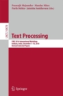 Text Processing : FIRE 2016 International Workshop, Kolkata, India, December 7-10, 2016, Revised Selected Papers - Book