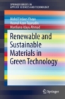 Renewable and Sustainable Materials in Green Technology - eBook