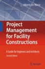 Project Management for Facility Constructions : A Guide for Engineers and Architects - eBook