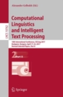 Computational Linguistics and Intelligent Text Processing : 18th International Conference, CICLing 2017, Budapest, Hungary, April 17-23, 2017, Revised Selected Papers, Part II - eBook