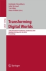 Transforming Digital Worlds : 13th International Conference, iConference 2018, Sheffield, UK, March 25-28, 2018, Proceedings - eBook