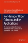 Non-Integer Order Calculus and its Applications : 9th International Conference on Non-Integer Order Calculus and Its Applications, Lodz, Poland - eBook