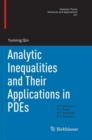 Analytic Inequalities and Their Applications in PDEs - Book