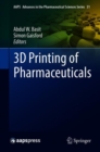 3D Printing of Pharmaceuticals - eBook