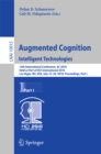 Augmented Cognition: Intelligent Technologies : 12th International Conference, AC 2018, Held as Part of HCI International 2018, Las Vegas, NV, USA, July 15-20, 2018, Proceedings, Part I - eBook