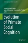 Evolution of Primate Social Cognition - eBook