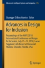 Advances in Design for Inclusion : Proceedings of the AHFE 2018 International Conference on Design for Inclusion, July 21-25, 2018, Loews Sapphire Falls Resort at Universal Studios, Orlando, Florida, - eBook