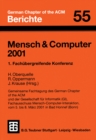 Mensch & Computer 2001 : 1. Fachubergreifende Konferenz - eBook