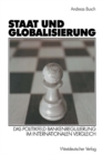 Staat und Globalisierung : Das Politikfeld Bankenregulierung im internationalen Vergleich - eBook