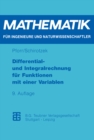 Differential- und Integralrechnung fur Funktionen mit einer Variablen - eBook