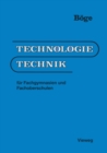 Technologie/Technik : Fur Fachgymnasien und Fachoberschulen - eBook