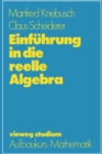 Einfuhrung in die reelle Algebra - eBook