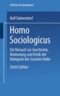 Homo Sociologicus : Ein Versuch zur Geschichte, Bedeutung und Kritik der Kategorie der sozialen Rolle - eBook