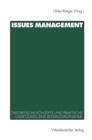 Issues Management : Theoretische Konzepte und praktische Umsetzung. Eine Bestandsaufnahme - eBook
