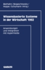 Wissensbasierte Systeme in der Wirtschaft 1992 : Anwendungen und Integration mit Hypermedia - eBook