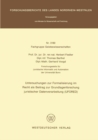 Untersuchungen zur Formalisierung im Recht als Beitrag zur Grundlagenforschung juristischer Datenverarbeitung (UFORED) - eBook