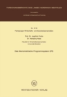 Das okonometrische Programmsystem EPS - eBook