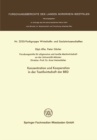 Konzentration und Kooperation in der Textilwirtschaft der BRD - eBook