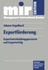 Exportforderung : Exportentscheidungsprozesse und Exporterfolg - eBook